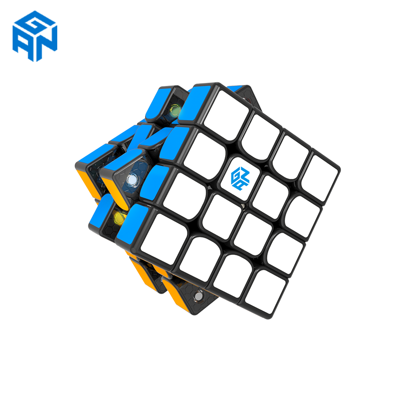 Gan 460M Magnetic 4x4x4 Stickerless Ultra Smooth Speed Cube Ship from USA 