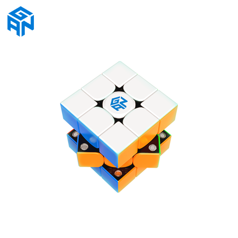 IPG V5 Version GAN 356 X 3x3 Speed Cube Stickerless Gans 356X 3by3 Speed Cube Magnetic Puzzle Cube Gan356 X 3x3x3 M 
